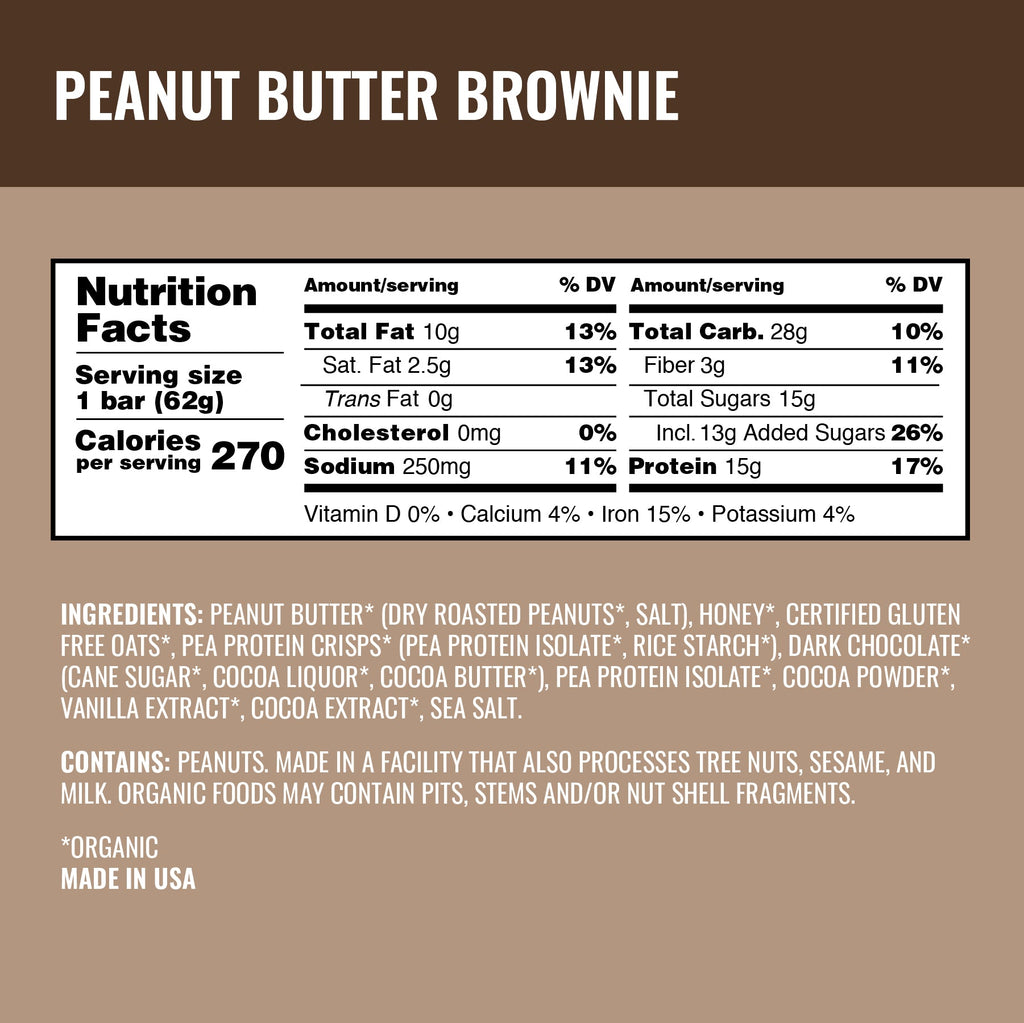 Peanut Butter Brownie Protein Bars