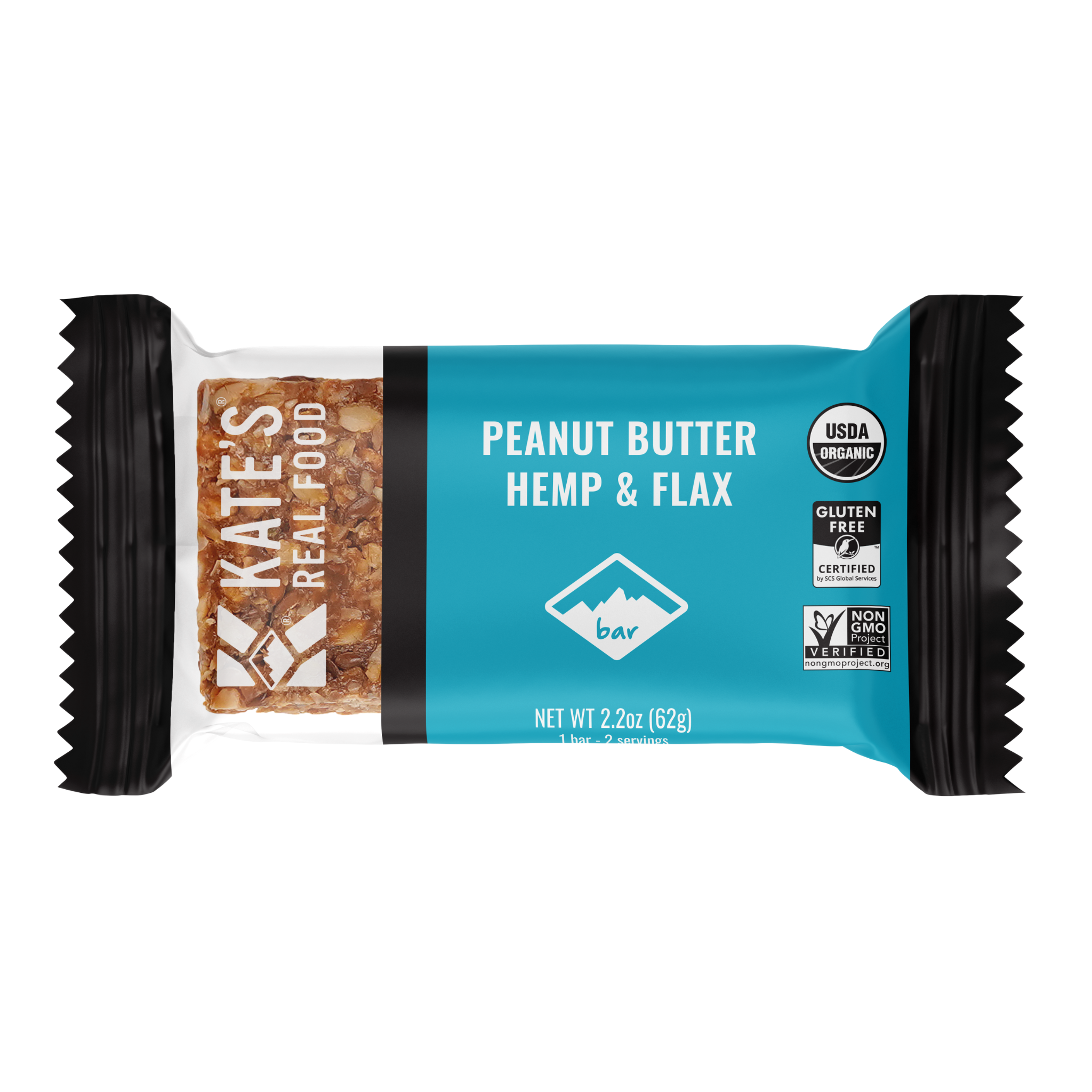 Peanut Butter Hemp & Flax Bars