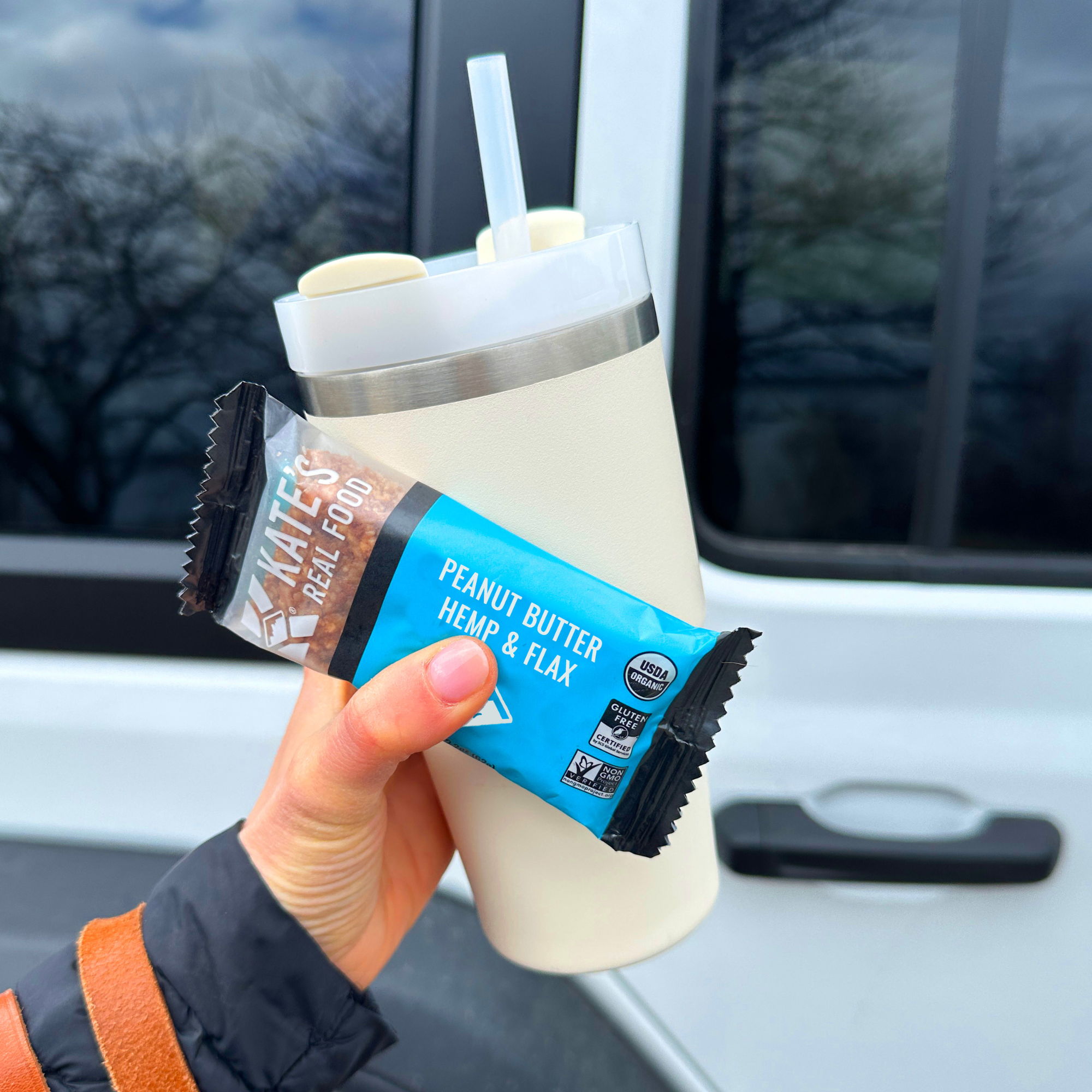 Peanut Butter Hemp & Flax Bars